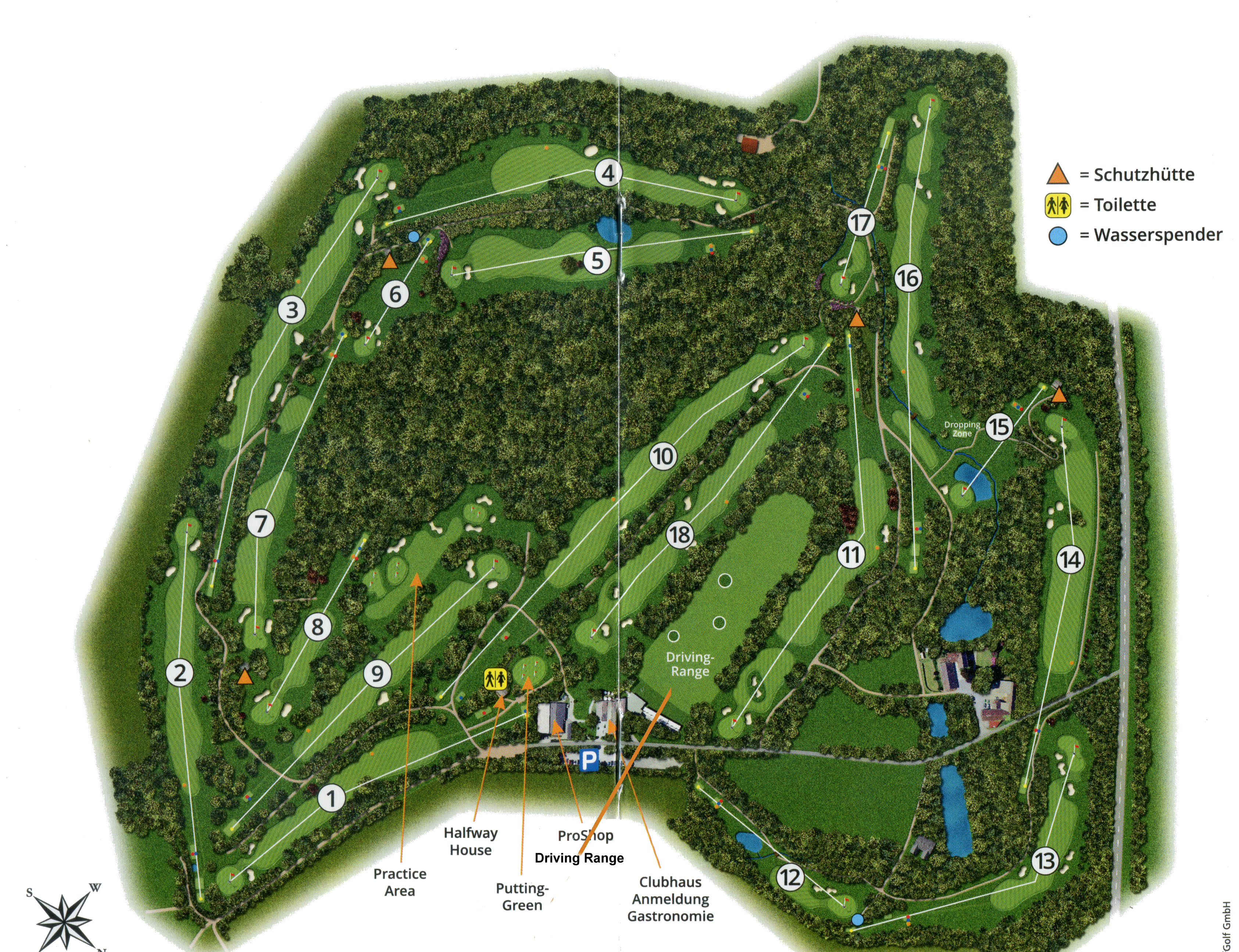 Erkunden Sie den Golfplatz